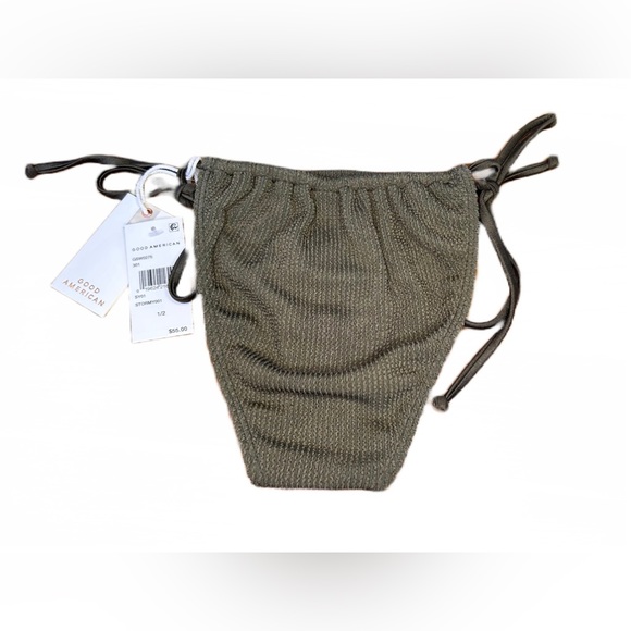 NWT Good American Always Fits Tiny Ties Bottom in Stormy001, Sizes S/M & 2XL/3XL - Picture 3 of 12